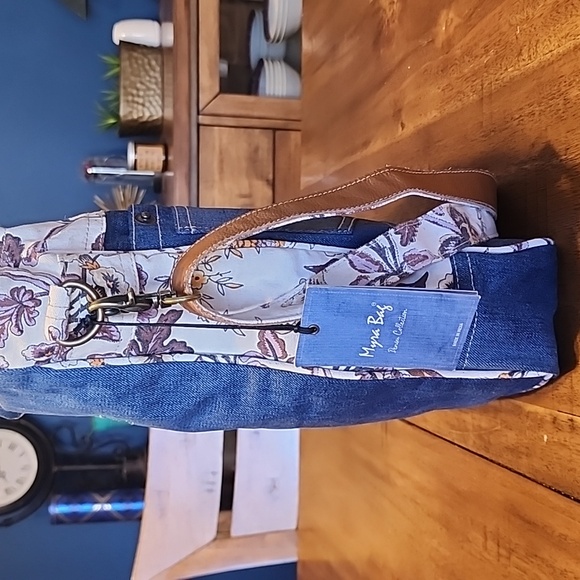 MYRA WESTERN FLORAL DENIM BAG - Picture 4 of 16